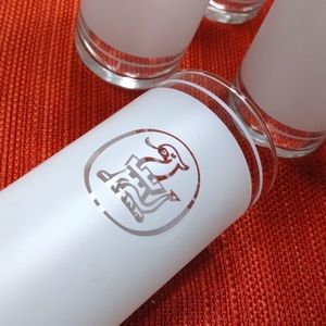 Set of 6 Vintage Mid-Century Modern Tom Collins Glasses - Dragon & Castle Design